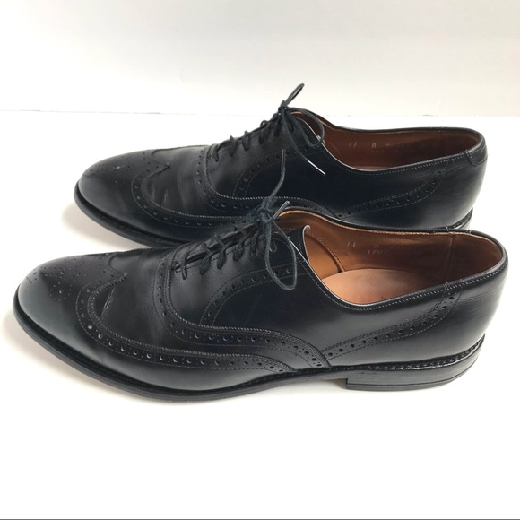Allen Edmonds Chester Wingtip Oxford Black 11 A Narrow - Picture 5 of 13